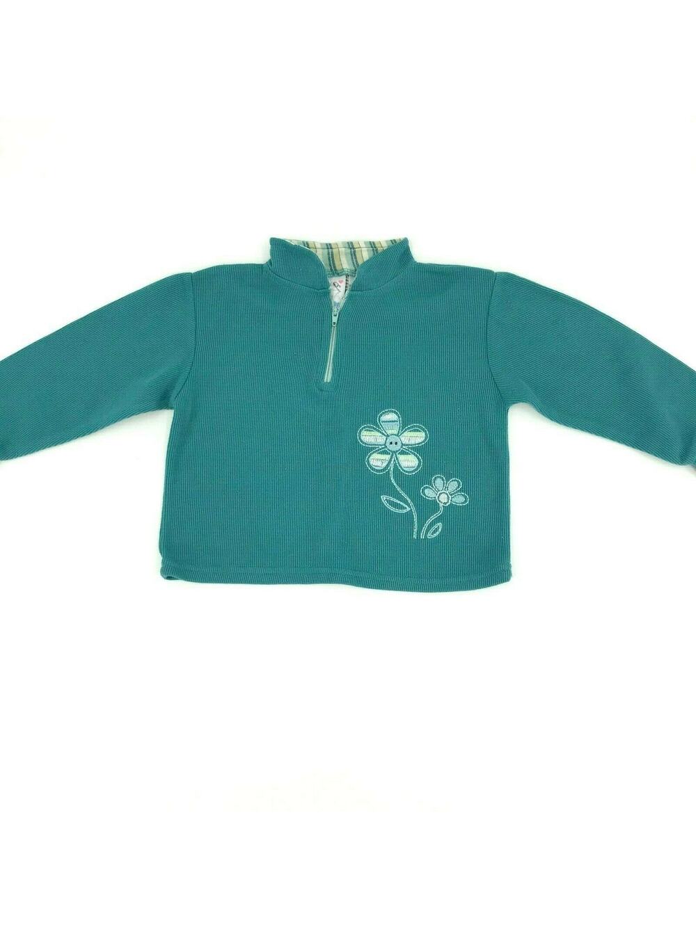 Tiny Tots Girls Zipper Sweatshirt Sz 3T